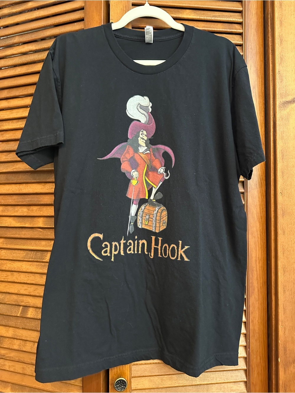 EUC American Apparel Captain Hook shirt, black, men’s XL